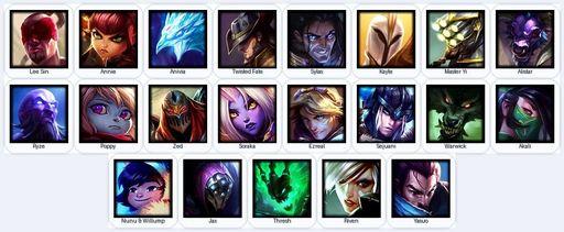 LA | Unranked | Handmade | Level 21 | 5 Skins | 23 Champions | Full Access