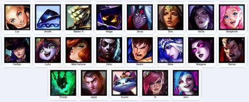 EUW | Unranked | Handmade | Level 30 | 7 Skins | 21 Champions | 7455 BE | 715 RP | Full Access