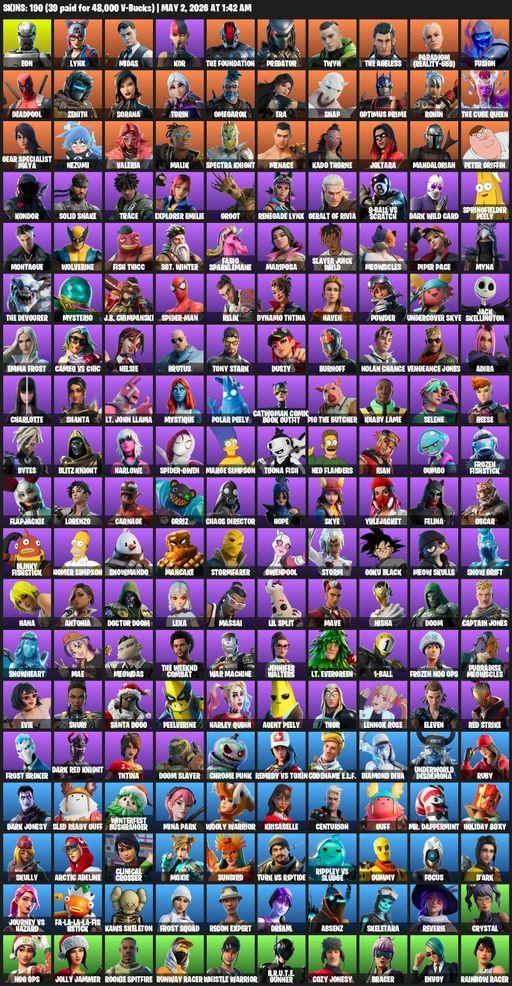 [PC/PSN/XBOX] | 190 skins | Leviathan Axe | Eon | Lynx | Midas | Kor | The Foundation | Predator | Twyn | The Ageless | Paradigm (Reality-659) | Full Access