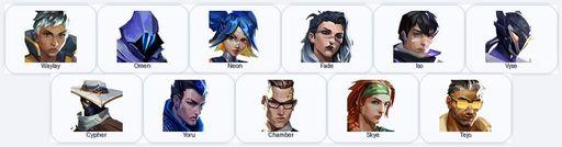 NA | 16 Skins + 11 Agents + 315 RP | Overlay Dagger / Combat Crafts Phantom / Overlay Outlaw / Overlay Phantom | Full Access