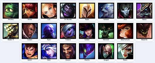 LA | Unranked | Handmade | Level 20 | 5 Skins | 22 Champions | Full Access