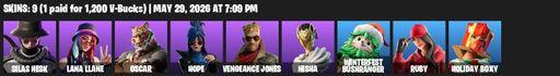 [PC/XBOX] | 9 skins | Silas Hesk | Lana Llane | Oscar | Hope | Vengeance Jones | Nisha | Winterfest Bushranger | Ruby | Holiday Boxy | Full Access