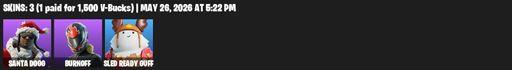 [PC/PSN] | 3 skins | Santa Dogg | Burnoff | Sled Ready Guff | The Destroyer's Destroyer | Nanner Bashers | The Rebel | Outlaw's Whipknives | Full Access