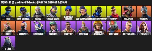 [PC/PSN/XBOX] | 21 skins | Take The L | Fixer | Blue Striker | Havoc | Rogue Agent | Blue Team Leader | Sub Commander | Carbon Commando | Prodigy | Full Access