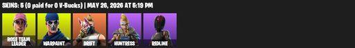 [PC/PSN/XBOX] | 5 skins | 2300 V-bucks | OG STW | Rose Team Leader | Warpaint | Drift | Huntress | Redline | Ol' Woody | Rift Edge | Balloon Axe | Full Access