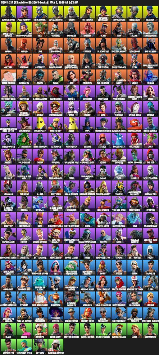 [PC/PSN] | 214 skins | Raider's Revenge | Floss | Take The L | OG STW | Renegade Raider | Aerial Assault Trooper | Black Knight | Sparkle Specialist | Full Access