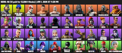 [PC/XBOX] | 40 skins | Leviathan Axe | Rogue Agent | Blue Team Leader | Wild Card | Menace | Ragnarok | Carbide | Enforcer | Drift | Mandalorian | Full Access