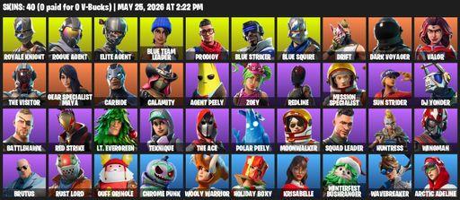 [PC/PSN/XBOX] | 40 skins | Take The L | Royale Knight | Elite Agent | Blue Squire | Mako | Rogue Agent | Blue Team Leader | Prodigy | Blue Striker | Full Access
