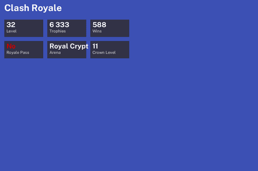 [KT11] | Level 32 | 6333 Trophies | Royal Crypt | 588 Wins | Full Access