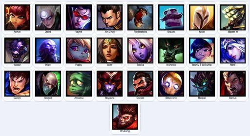 EUW | Unranked | Handmade | Level 32 | 8 Skins | 25 Champions | Full Access