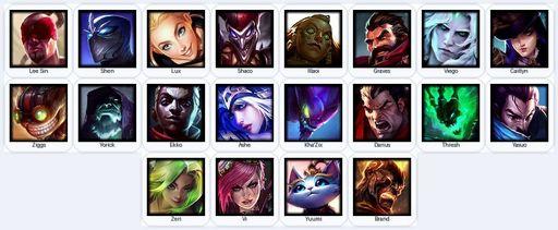 LA | Unranked | Handmade | Level 15 | 7 Skins | 20 Champions | Full Access