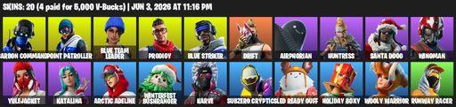 [PC/PSN/XBOX] | 20 skins | Carbon Commando | Point Patroller | Blue Team Leader | Prodigy | Blue Striker | Drift | Airphorian | Huntress | Santa Dogg | Full Access