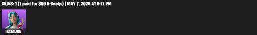 [PC/PSN/XBOX] | 1 skins | Katalina | Kat Claws | Throwback Axe | Default Pickaxe | Full Access