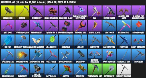 [PC/PSN/XBOX] | 50 skins | Take The L | The Reaper | Elite Agent | Omega | Reaper Axe | Trailblazer | Drift | The Visitor | Calamity | Ragnarok | Full Access