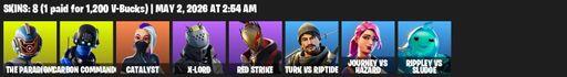 [PC/PSN/XBOX] | 8 skins | The Paradigm | Carbon Commando | Catalyst | X-Lord | Red Strike | Turk vs Riptide | Journey vs Hazard | Rippley vs Sludge | Full Access
