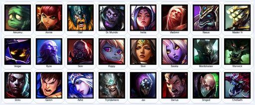 NA | Unranked | Handmade | Level 18 | 24 Champions | Full Access