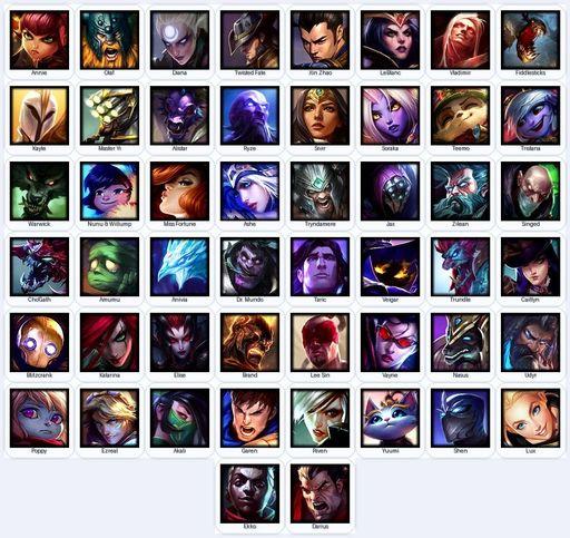 LA | Unranked | Handmade | Level 61 | 8 Skins | 50 Champions | Full Access