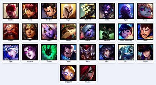 EUW | Unranked | Handmade | Level 30 | 6 Skins | 26 Champions | Full Access