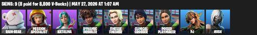 [PC/PSN/XBOX] | 9 skins | Rain-Bear | Mission Specialist | Katalina | Dynamic Dribbler | Finesse Finisher | Clinical Crosser | Poised Playmaker | PJ | Full Access