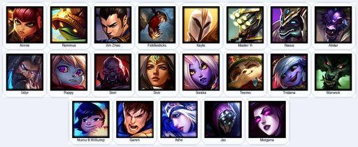 EUN | Unranked | Handmade | Level 20 | 6 Skins | 21 Champions | Full Access