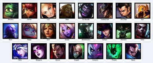 LA | Unranked | Handmade | Level 21 | 23 Champions | Full Access