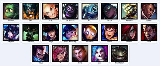 TR | Unranked | Handmade | Level 19 | 7 Skins | 21 Champions | Full Access