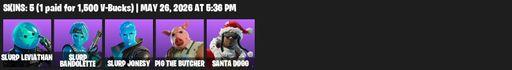 [PC/PSN] | 5 skins | Slurp Leviathan  | Slurp Bandolette | Slurp Jonesy | Pig the Butcher | Santa Dogg | Blade of the Waning Moon | Full Access