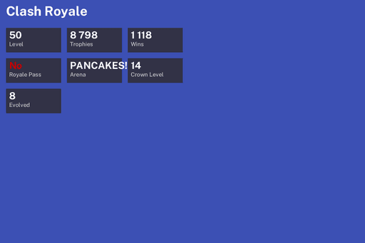 [KT14] | Level 50 | 8798 Trophies | PANCAKES! | 1118 Wins | 8 Evol. | BS Lv.10 | Full Access