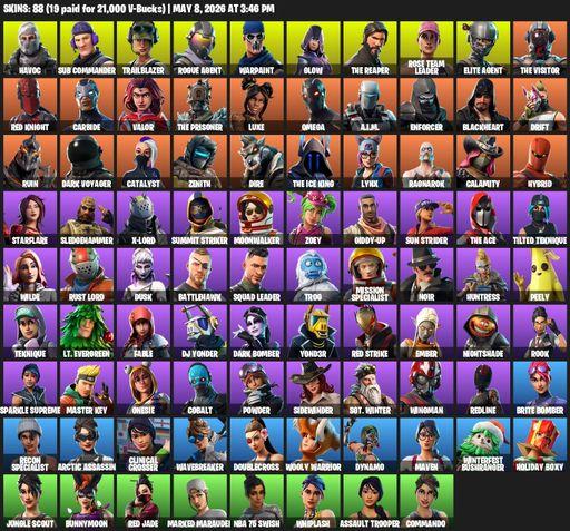 [PC/PSN] | 88 skins | Merry Mint Axe | Take The L | OG STW | The Reaper | Elite Agent | Omega | Havoc | Sub Commander | Trailblazer | Rogue Agent | Full Access