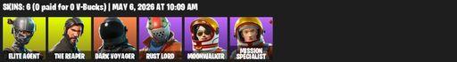 [PC/XBOX] | 6 skins | Take The L | The Reaper | Elite Agent | Dark Voyager | Rust Lord | Moonwalker | Mission Specialist | EVA | Trusty No. 2 | Full Access