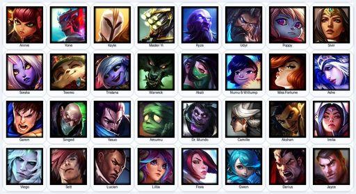 EUW | Unranked | Handmade | Level 36 | 6 Skins | 32 Champions | Full Access