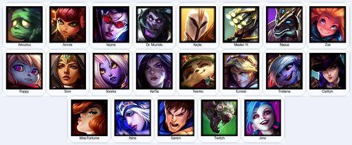 LA | Unranked | Handmade | Level 26 | 21 Champions | Full Access