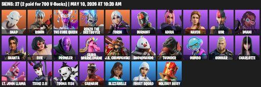 [PC/PSN/XBOX] | 27 skins | Snap | Ronin | The Cube Queen | Renzo the Destroyer | Torin | Burnoff | Adira | Haven | Kor | Imani | Shanta | Evie | Full Access