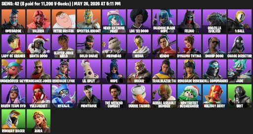 [PC/PSN/XBOX] | 42 skins | Omegarok | Valeria | Peter Griffin | Spectra Knight | Neko Hatsune Miku | LBC '93 Dogg | Shadow Blade Hope | Felina | Full Access