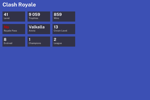 [KT13] | Level 41 | 9059 Trophies | Valkalla | 859 Wins | 8 Evol. | 1 Champ. | BS Lv.144 | Full Access