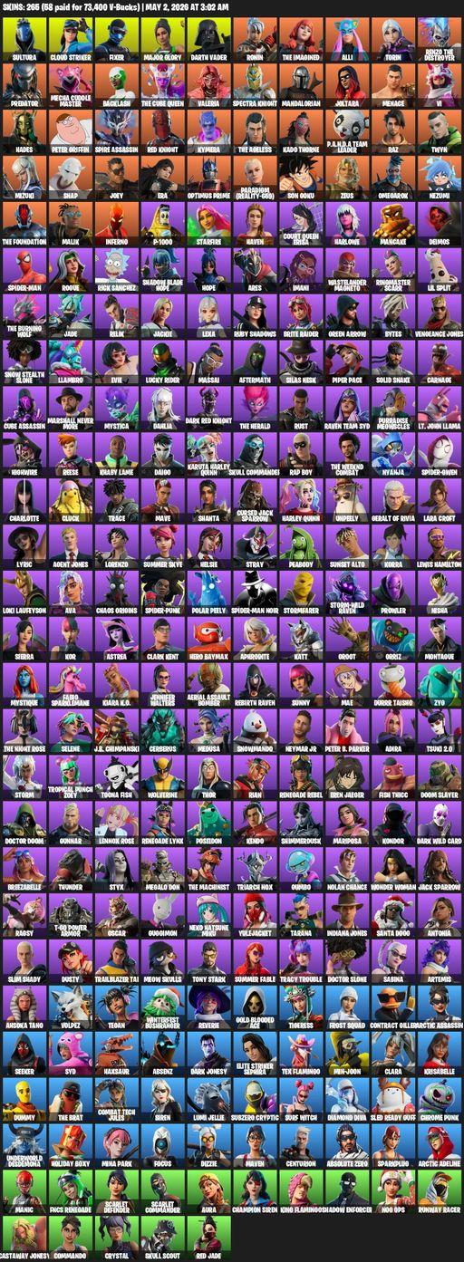 [PC/PSN/XBOX] | 265 skins | Lara Croft | Sultura | Cloud Striker | Fixer | Major Glory | Darth Vader | Ronin | The Imagined | Alli | Torin | Full Access