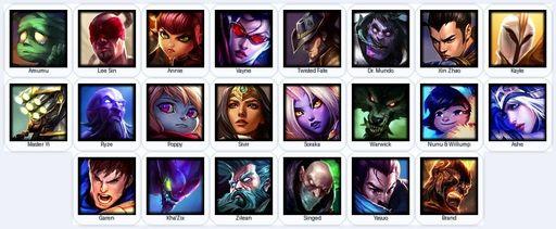 EUW | Unranked | Handmade | Level 21 | 4 Skins | 22 Champions | Full Access