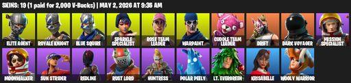[PC/PSN] | 19 skins | 600 V-bucks | Floss | Take The L | OG STW | Sparkle Specialist | Royale Knight | Elite Agent | Blue Squire | Rose Team Leader | Full Access