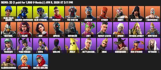 [PC/XBOX] | 33 skins | Omega | Mako | Blue Team Leader | Carbon Commando | Blue Striker | Prodigy | The Visitor | Carbide | Hybrid | Drift | Full Access
