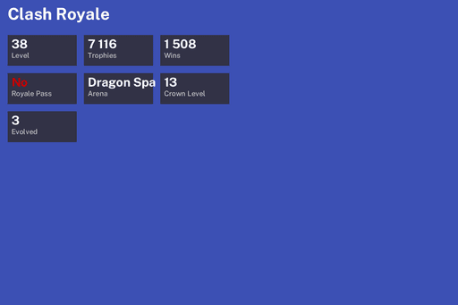 [KT13] | Level 38 | 7116 Trophies | Dragon Spa | 1508 Wins | 3 Evol. | BS Lv.42 | CoC TH7 | Full Access