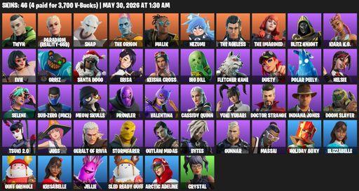 [PC/PSN/XBOX] | 46 skins | Twyn | Paradigm (Reality-659) | Snap | The Origin | Malik | Nezumi | The Ageless | The Imagined | Blitz Knight | Kiara K.O. | Full Access
