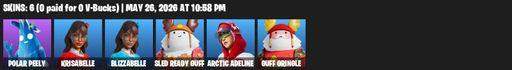 [PC/PSN] | 6 skins | Polar Peely | Krisabelle | Blizzabelle | Sled Ready Guff | Arctic Adeline | Guff Gringle | Spellwork Scimitar | Full Access