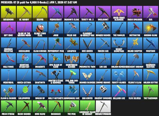 [PC/PSN/XBOX] | 53 skins | Take The L | Floss | OG STW | Sparkle Specialist | Royale Knight | The Reaper | Elite Agent | Blue Squire | Omega | Full Access
