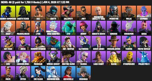 [PC/XBOX] | 46 skins | Lara Croft | Carbon Commando | Darth Vader | Raz | Zenith | Calamity | Joey | Paradigm (Reality-659) | Predator | Malik | Full Access
