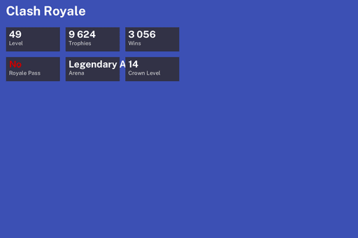 [KT14] | Level 49 | 9624 Trophies | Legendary Arena | 3056 Wins | Full Access