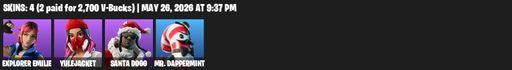 [PC/PSN/XBOX] | 4 skins | Explorer Emilie | Yulejacket | Santa Dogg | Mr. Dappermint | Night Kama | Snoop's Holladizzle Bass | Dogg Treat | Full Access