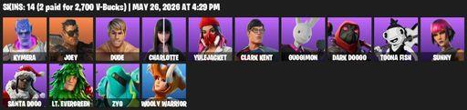 [PC] | 14 skins | Kymera | Joey | Dude | Charlotte | Yulejacket | Clark Kent | Guggimon | Dark Doggo | Toona Fish | Sunny | Santa Dogg | Lt. Evergreen | Full Access