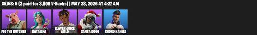 [PC/PSN/XBOX] | 5 skins | Pig the Butcher | Katalina | Slayer Juice WRLD | Santa Dogg | Chord Kahele | Frosted Frets | Zoomie Groove | Flux Silvera | Full Access