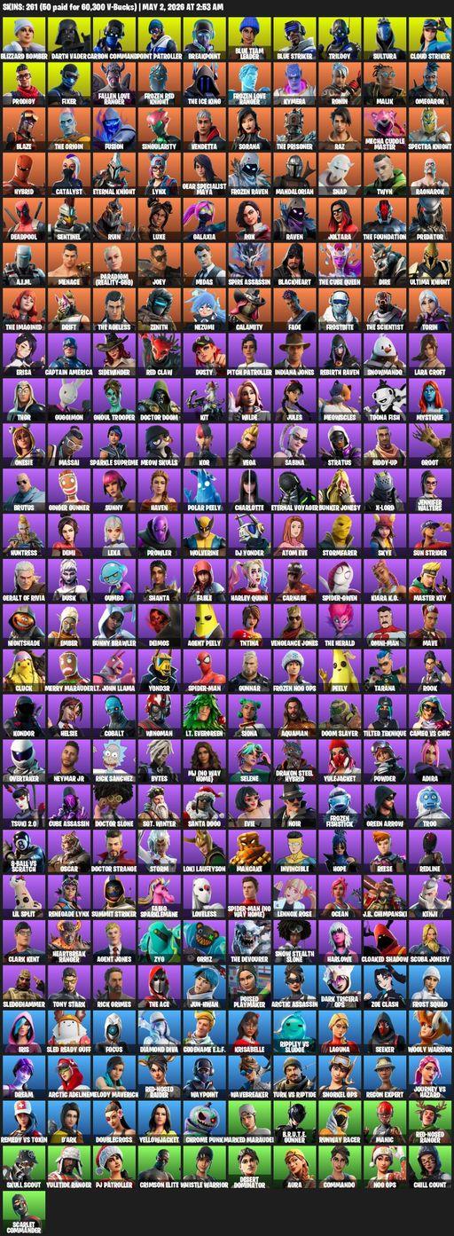 [PC/XBOX] | 261 skins | Merry Mint Axe | Lara Croft | Blizzard Bomber | Darth Vader | Carbon Commando | Point Patroller | Breakpoint | Full Access