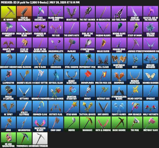 [PC/XBOX] | 63 skins | Lara Croft | Darth Vader | Raz | Snap | Menace | Kymera | Ronin | Malik | Mandalorian | Predator | Vi | Joey | The Scientist | Full Access